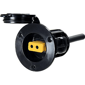 Cannon Flush Mount Power Port - Black