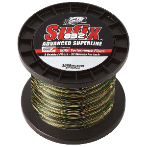 Sufix 832&reg; Advanced Superline&reg; Braid - 6lb - Camo - 3500 yds