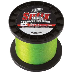 Sufix 832&reg; Advanced Superline&reg; Braid - 6lb - Neon Lime - 3500 yds